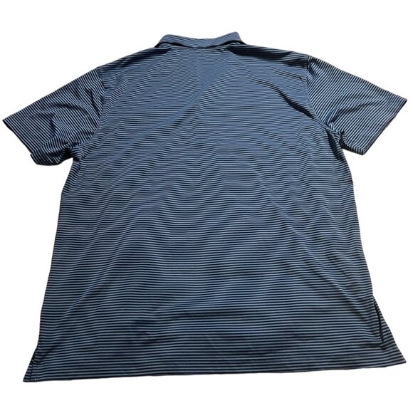 J. McLaughlin Striped Golf Polo Shirt Men's Size Large Moisture Wicking Comfort - Picture 2 of 5